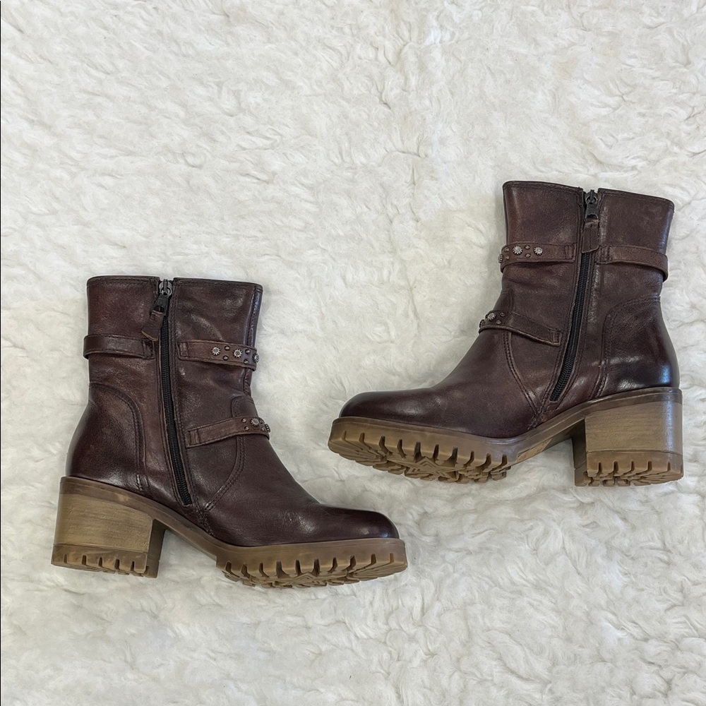 Miz Mooz Stud Ankle Boots